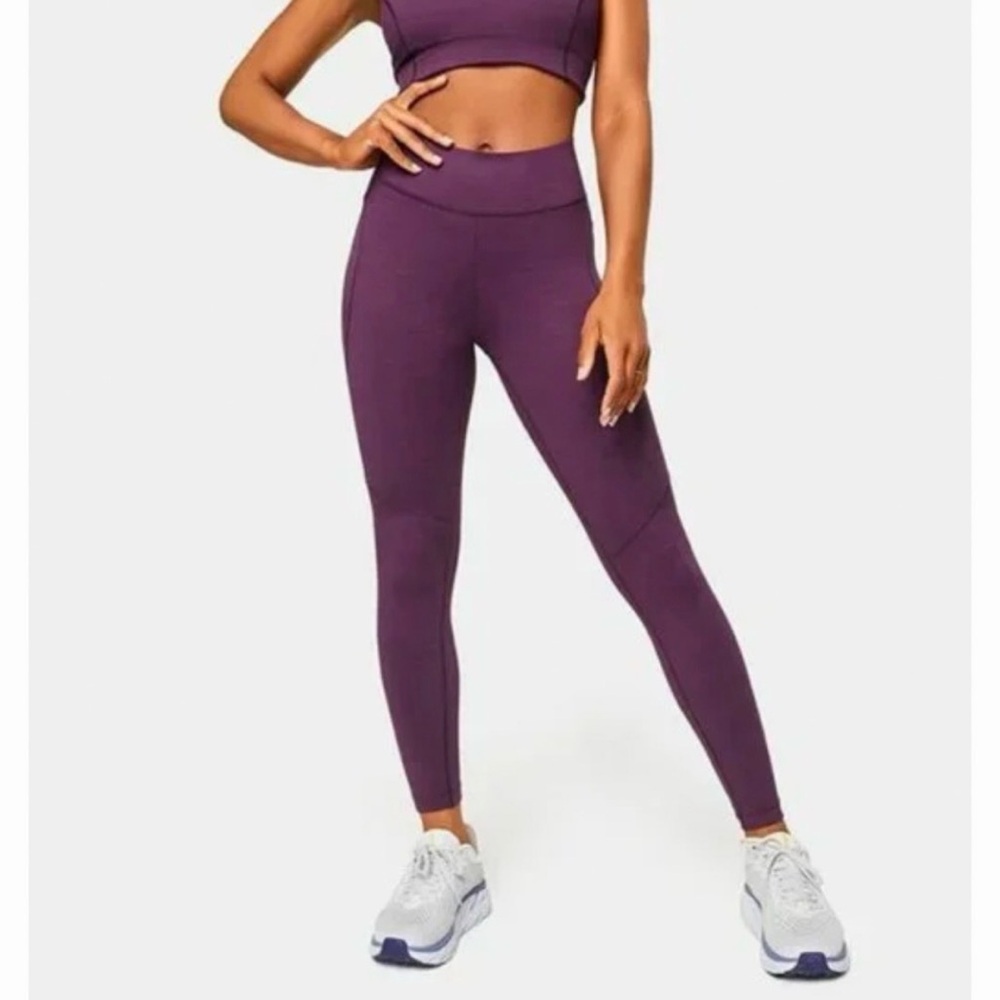 Outdoor Voices Core 7/8 Legging Kalamata Plum Purple Large Workout Gym Running